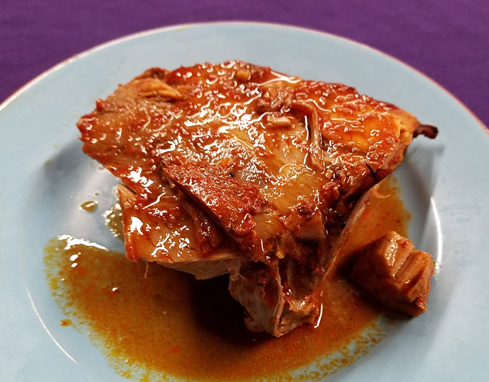 Roasted Pork with Adobo Sauce