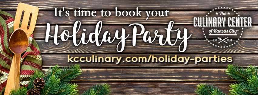 It's time to book your holiday event @ The Culinary Center of Kansas City